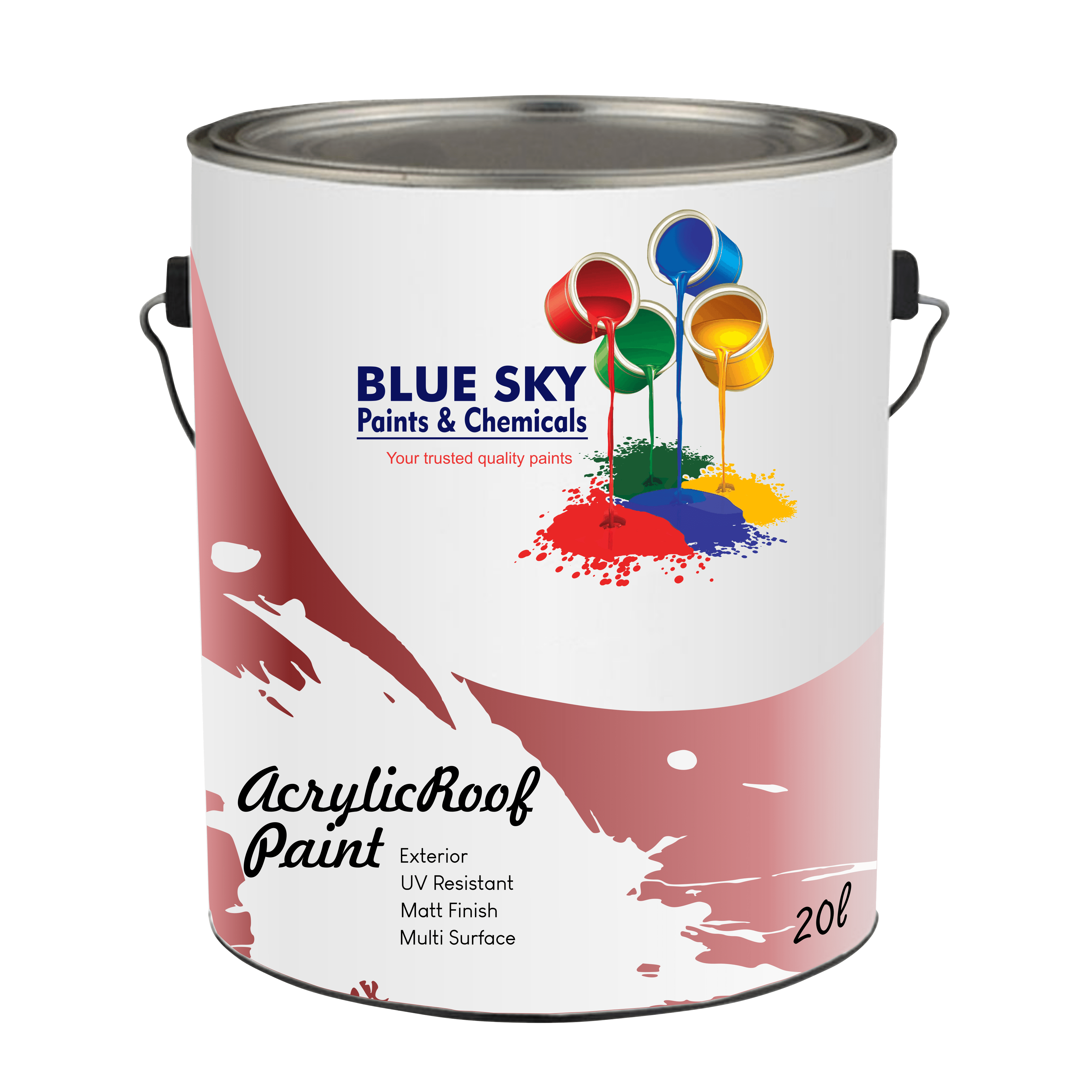Acrylic Roof Paint Blue Sky Vizion